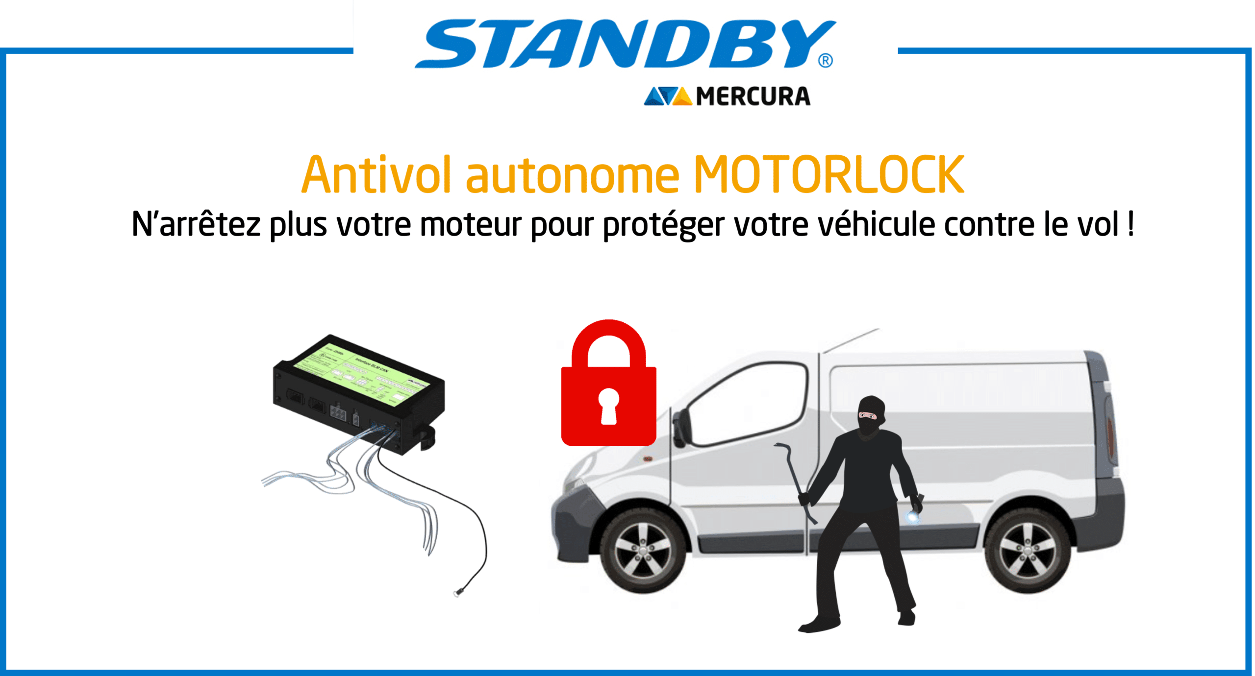 antivol autonome Motorlock Standby-Mercura