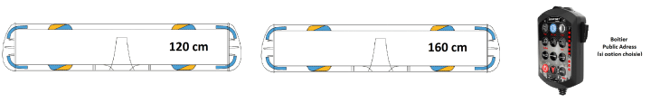 Rampe VEGA FX BALISAGE pour véhicule prioritaire